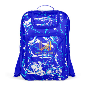 Sac à dos de sport léger et imperméable en nylon avec fermeture éclair, motif personnalisé, idéal pour la course à pied et le cyclisme en extérieur, doublure en polyester 40L - Product Image 1