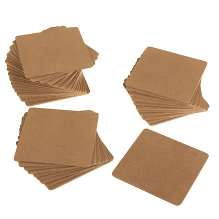 Bán Buôn Nóng Bán Tự Nhiên MDF Coaster Cho Nút Chai Cảm Thấy Cà Phê Coaster Gỗ Với Đáy Nút Chai Để Bán