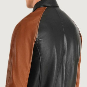 Marque de distributeur personnalisée Vestes en cuir à la mode pour hommes/Service OEM Vestes en cuir à la mode pour hommes pour adultes - Product Image 4