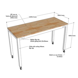 Modern Industrial Chinese Office Training <b>Table</b> with <b>Foldable</b> Design and Iron <b>Legs</b> Wheels BDT68001 - Product Image 4