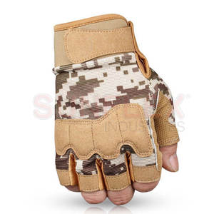 Guantes Deportivos de Cuero de Medio Dedo para Gimnasio y Levantamiento de Pesas, Impermeables y Antideslizantes - Product Image 2
