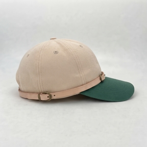 Casquette de baseball décontractée non structurée à 6 panneaux, doublée satin, bicolore, réglable, style Dad Hat, avec fermeture à boucle et snapback, pour toutes les saisons - Product Image 4