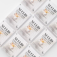 [NUCLID] Cosmétiques Coréens Soin de la Peau – Lot de Masques Énergisants (9 pièces) – Masque Facial Hydratant Végétalien en Tencel avec Acide Hyaluronique