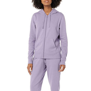 Sudaderas de invierno de calidad superior para mujer con cremallera de logotipo frontal Sudaderas con capucha y sudaderas cómodas y elegantes - Product Image 3