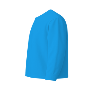 Camiseta Unisex de Manga Larga, Corte Regular, 100% Algodón, Diseño Casual, Estampado Digital Sólido, 180g, Transpirable y Ecológica - Product Image 3