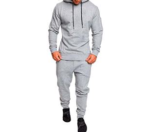 Vente en gros de vêtements de sport Survêtements de fitness en molleton pour homme Ensemble deux pièces Survêtement de jogging pour homme - Product Image 2