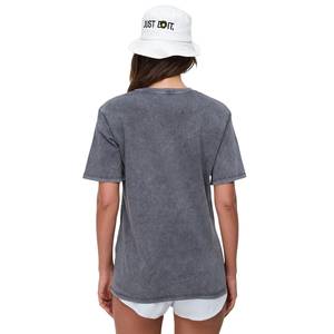 T-shirt ajusté pour femme, style décontracté, 100% coton, respirant et léger, tailles XS et XXS, long et court - pour l'été - Product Image 1