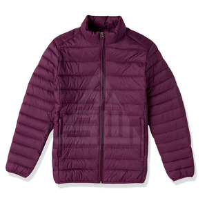 Chaqueta de Invierno con Cuello Alto y Burbujas, Personalizable con Logotipo OEM, Superventas, Cálida, Color Sólido, Logotipo Frontal, Ligera y Transpirable - Product Image 1