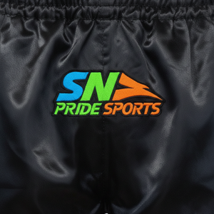 Pantalon de Muay Thai / Sur mesure / 100% Polyester avec logo personnalisé, écologique, respirant, décontracté, pour homme, effet délavé - Product Image 3