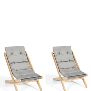 Chaises pliantes d'extérieur avec coussin confortable Chaise de loisirs Mobilier d'extérieur pour piscine Plage Jardin Costumiz Couleur - Product Image 5