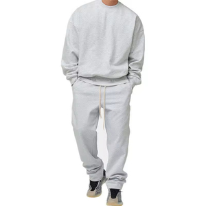 Custom <b>Pullover</b> SweatSuits for <b>Men</b> Customized Workout Sports Jogging TrackSuits Blank Jogging Suits - Product Image 3