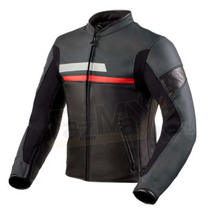 Chaqueta de cuero de moto de manga larga hecha a medida para hombre, ropa deportiva para hombre, chaqueta de cuero de moto de mejor diseño para la venta - Product Image 5