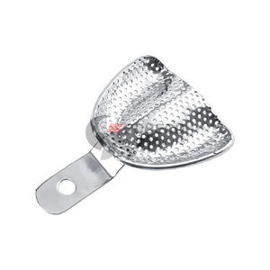 Plateaux d'impression occlusale en acier inoxydable, design perforé en forme de U, autoclavables, pour des empreintes occlusales précises - Product Image 2