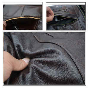 Best Selling 2024 Men's PU Leather <b>Vest</b> & Waistcoat Solid Color Different Styles Warm Feature - Product Image 2