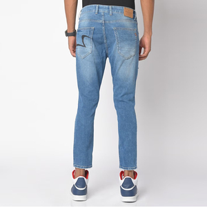 Pantalones vaqueros personalizados Gingtto ICO Pantalones vaqueros informales Vintage Casual Logotipo personalizado Skinny Slim Fit Jeans Hombres - Product Image 2