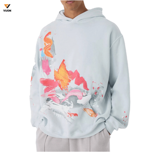 Sudaderas con capucha de calidad superior para hombre, sudaderas Unisex, ropa de calle, Jersey, venta al por mayor, sudaderas con capucha personalizadas, logotipo bordado, sudaderas con capucha en blanco para hombre - Product Image 2