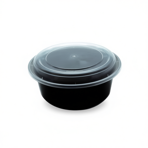 Contenedor Redondo Resistente para Microondas de 32 oz, Contenedor de Almacenamiento de Alimentos de PP - Product Image 2