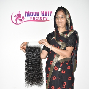 Extensions de cheveux humains indiens Remy ondulés de qualité d'exportation 100% HD, 10 à 32 pouces, texture douce et soyeuse, tissage disponible avec clips - Product Image 3