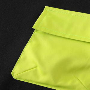 Sudadera de bloque de Color para niños, sudaderas de alta calidad con bolsillo y solapa, ropa de calle de peso pesado de invierno Unisex personalizada de algodón suave para hombres - Product Image 4