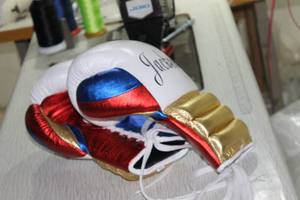 Guantes de Boxeo de Primera Calidad para Entrenamiento y Competición, Guantes de MMA para Kickboxing, Dedos Completos, Duraderos, de Cuero Vacuno - Product Image 5