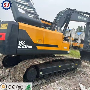 รถขุดฮุนได HX220HD มือสอง ขนาด 22 ตัน ได้รับการรับรองมาตรฐาน CE รถขุดตีนตะขาบ R215L HX230L เครื่องจักรก่อสร้างสำหรับขาย - Product Image 2