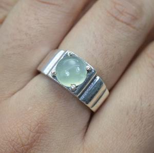 Trending 925 Sterling Silver Prehnite Gemstone <b>Ring</b> Jewelry Handmade Silver <b>Boho</b> Style <b>Ring</b> Jewelry For Women Gift For Girls - Product Image 5