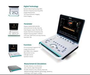Écographie facultative portative d'Usg 4D de couleur pseudo numérique de balayage médical d'ultrason <span class=keywords><strong>3D</strong></span> - Product Image 2