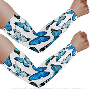 Manchons de bras de compression personnalisés pour le travail OEM tissu extensible respirant avec logo imprimé protection UV et marque privée - Product Image 3