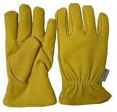 BD Premium Quality Confortable Fit Gants de travail en cuir de vachette Durable Heavy-Duty Anti-Cut & Anti-Slip Caractéristiques pour les travaux de sécurité - Product Image 5
