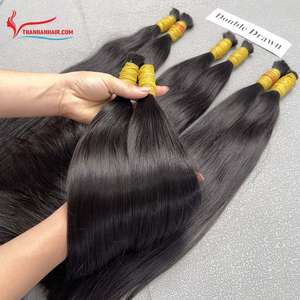 Top produit Extension de cheveux humains vietnamiens à donneur unique paquets de cheveux bruts couleur noire naturelle de 6 à 32 pouces - Product Image 4