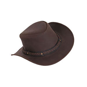 Chapeau en cuir véritable fait main, design personnalisé, couleur personnalisée, service OEM, logo personnalisé, chapeau décontracté pour homme, réglable, pour toutes les saisons - Product Image 4