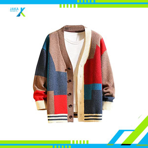 Pull cardigan pour homme, tricoté, manches longues, boutonné, décontracté, automne, chaud, mode, tricot confortable, doux, élégant, acrylique - Product Image 6