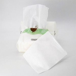 Mouchoirs en papier doux sans alcool, écologiques, format poche, jetables, pour usage domestique, non parfumés, motif floral blanc - Product Image 4