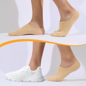 ถุงเท้ายาวถึงข้อเท้าสำหรับผู้หญิงและผู้ชาย, ถุงเท้าลำลองกันลื่นไม่ลื่นดีไซน์ใหม่ถุงเท้าซับในที่มองไม่เห็น - Product Image 4