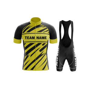 Ensemble de maillots de vélo de course pour hommes nouveauté uniformes de cyclisme coupe-vent à séchage rapide en polyester personnalisable OEM - Product Image 1