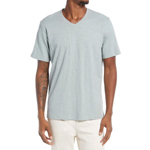 Camisetas Extra Grandes 100% Algodón, Fabricación Personalizada OEM, Camisetas de Cuello Redondo de Algodón Puro de Alta Calidad con Logotipo Personalizado para Hombre - Product Image 5