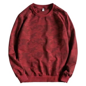 Sudadera de Cuello Redondo de Forro Polar Ligero de Manga Larga para Hombre, 100% Algodón, Transpirable, Color Sólido, Invierno 2023, Más Vendida y de Tendencia - Product Image 4