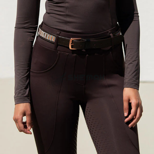 Pantalones de montar ecuestre slim fit Mujer elegante transpirable ligero cómodo pantalones duraderos para montar a caballo al aire libre - Product Image 3