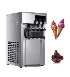เครื่องทำไอศกรีมซอฟต์เสิร์ฟแบบใหม่ ของแท้ อุปกรณ์ทำเครื่องดื่มเชิงพาณิชย์ ขายส่งราคาพิเศษ - Product Image 4