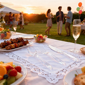 Heavy Duty Forks Knives-BPA-Free Eco-Friendly Biodegradable Disposable Cutlery Set PLA Bagasse Materials for Parties Everyday - Product Image 6