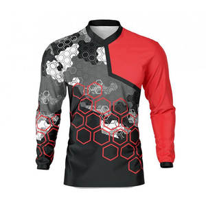 Maillot de motocross neuf, vêtements d'équipe de course, manches longues, maillots de motocross 100% polyester, chemise de course de motocross personnalisée - Product Image 1