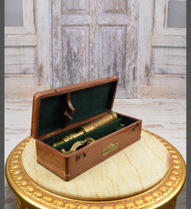 Telescopio de Latón de Primera Calidad con Caja de Madera - Decoración de Oficina, Telescopio de Latón Hecho a Mano, el Mejor Artículo para Regalo - Product Image 2