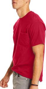 Couleur blanche 100% coton T-shirt pour hommes coupe ample bonne qualité personnalisé manches courtes hommes t-shirt col rond plaine t-shirt - Product Image 5