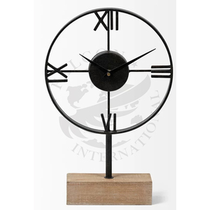 2024 cho <span class=keywords><strong>Amazon</strong></span> bán chạy nhất hiện đại kim loại lá bảng đồng hồ thạch anh motivity cho phòng ngủ nhà phòng khách giá bán buôn - Product Image 1