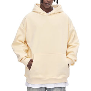 Sweat-shirts à capuche oversize unisexes de haute qualité personnalisés pour l'hiver, 100% coton, poids lourd, tendance - Product Image 4