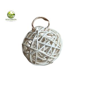 Boule décorative en rotin naturel tressé, faite à la main, pour la maison, le jardin et les fêtes - Fournisseur - Product Image 4