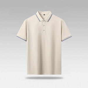 Nouveau Polo Homme Été 2026 en Coton à Manches Courtes, Couleur Unie avec Broderie Logo Personnalisé, Fourniture ODM, Tricot Anti-Boulochage - Product Image 4