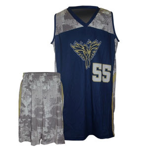 Conjuntos de Ropa de Baloncesto Unisex con Cuello en V Modernos 2026, Nombre, Logotipo y Número Personalizados, Impresión por Transferencia de Calor, Tela 100% Poliéster - Product Image 2