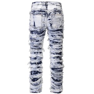 Pantalones cortos de mezclilla sueltos rectos Pantalones cortos de mezclilla personalizados casuales para hombres - Product Image 2