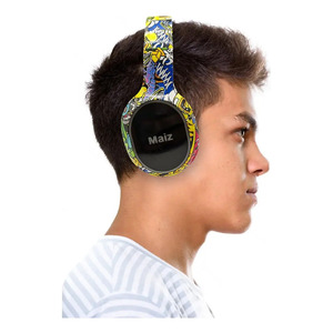 หูฟังบลูทูธไร้สายแบบแฮนด์ฟรีพร้อมไฟ LED HD - มีหลายสีให้เลือก - Product Image 5